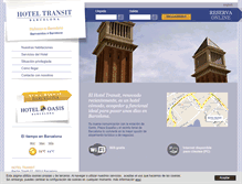 Tablet Screenshot of hoteltransit.es